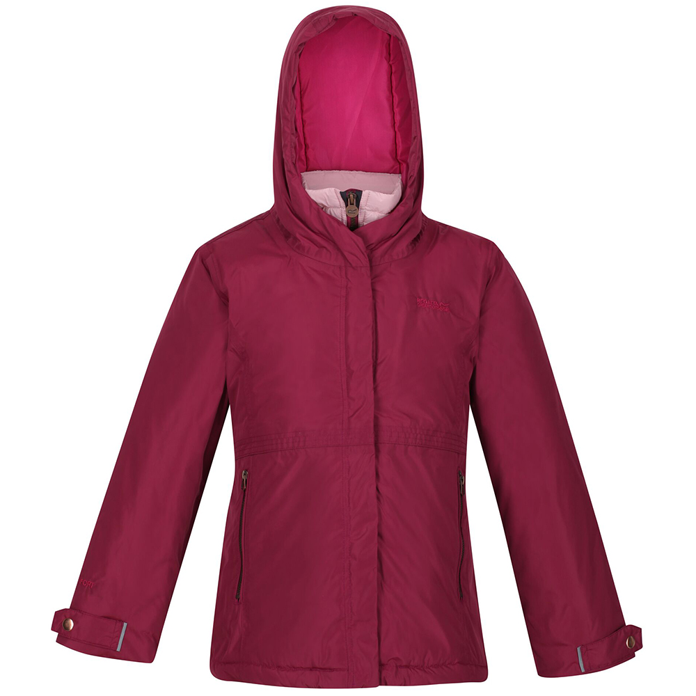 Regatta Girls Benazira Waterproof Hooded Jacket Coat 7-8 Years - Chest 63-67cm (height 122-128cm)