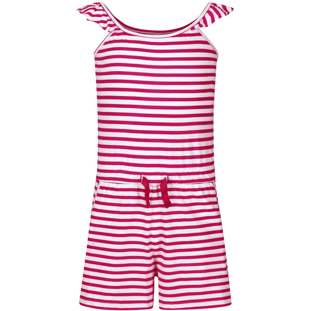 Regatta Girls Dorsey Coolweave Organic Cotton Playsuit 11-12 Years - Chest 75-79cm (height 146-152cm)