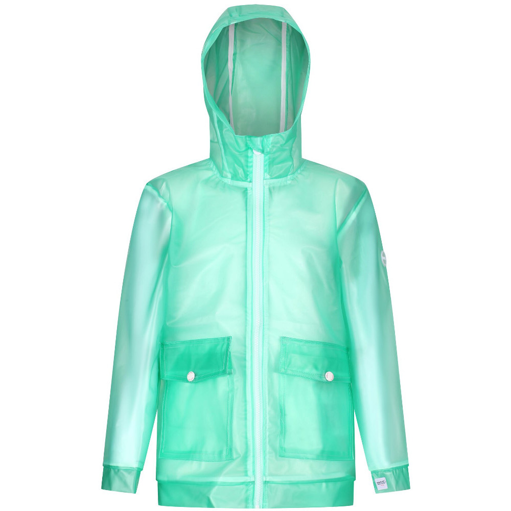 Regatta Girls Hallow Hooded Durable Waterproof Coat Jacket 11-12 Years - Chest 75-79cm (height 146-152cm)
