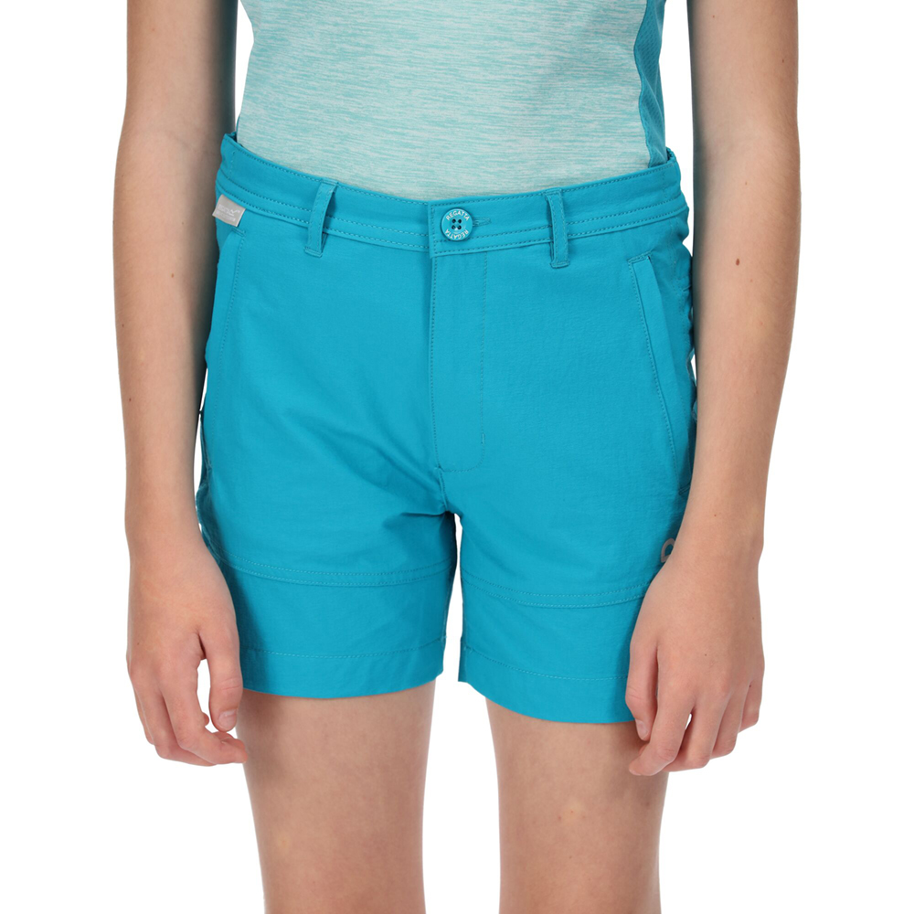 Regatta Girls Highton Active Stretch Water Repellent Shorts 7-8 Years - Waist 58-60cm (height 122-128cm)