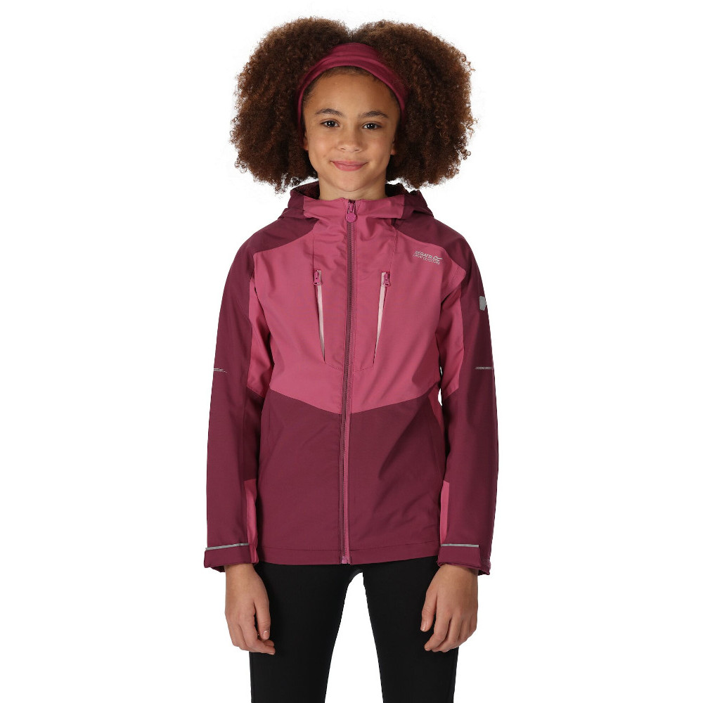 Regatta Girls Highton Iii Waterproof Breathable Jacket 13 Years - Chest 79-83cm (height 153-158cm)