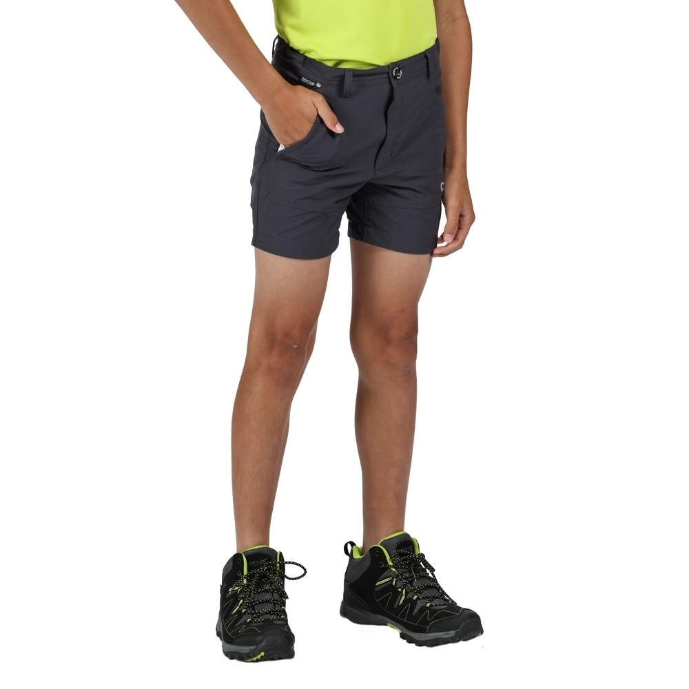 Regatta Girls Junior Highton Polyamide Stretch Shorts 13 Years - Waist 67-68cm (height 153-158cm)