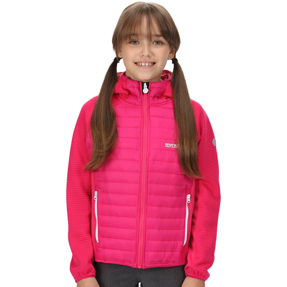 Regatta Girls Kielder Hybrid V Durable Softshell Jacket 11-12 Years - Chest 75-79cm (height 146-152cm)