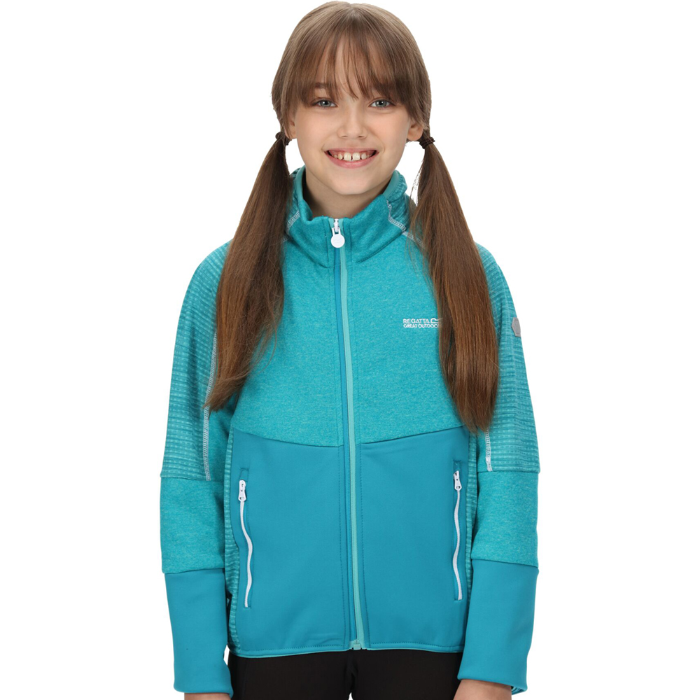 Regatta Girls Oberon V Reflective Softshell Jacket 11-12 Years - Chest 75-79cm (height 146-152cm)