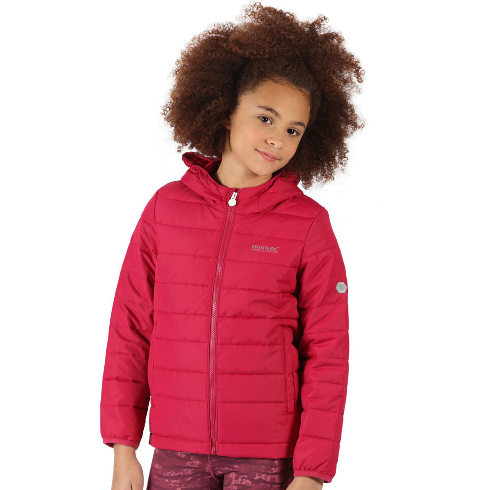 Regatta Kids Junior Helfa Insulated Quilted Hooded Jacket 5-6 Years - Chest 59-61cm (height 110-116cm)