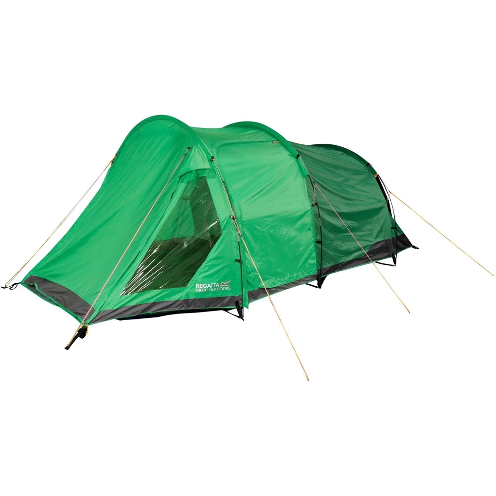 Regatta MensandWomens Vester 4-person Waterproof Fibreglass Frame Tent One Size