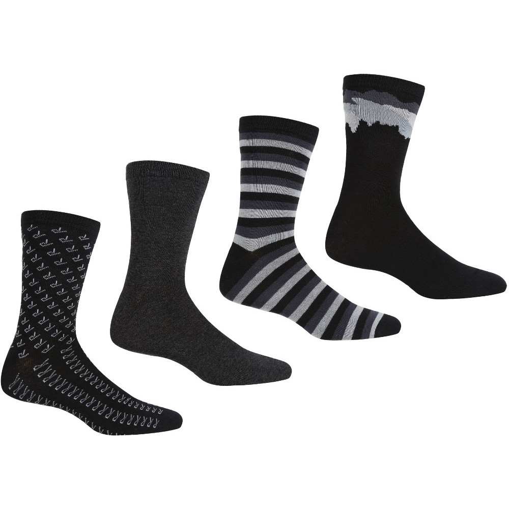 Regatta Mens 4 Pack Lifestyle Casual Socks Uk Size 6-8