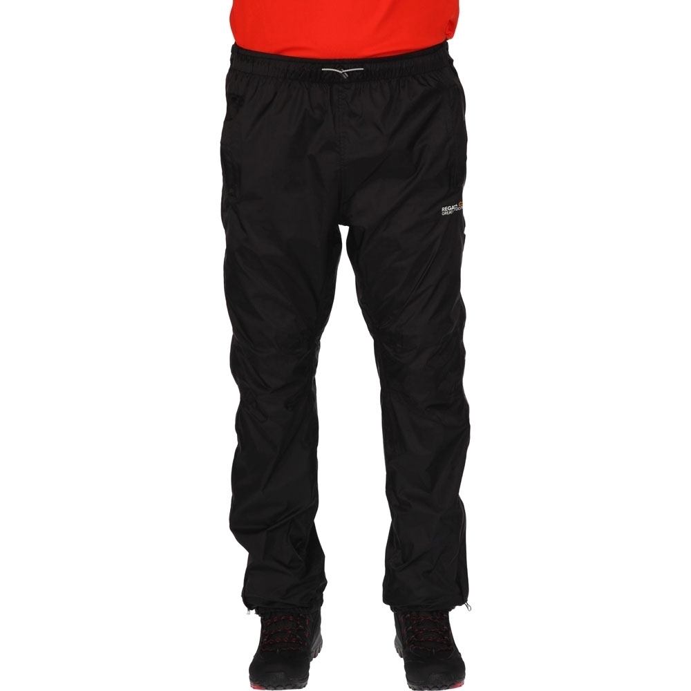 Regatta Mens Active Packaway Light Breathable Waterproof Trousers 3xl - Chest 49-51 (124.5-129.5cm)