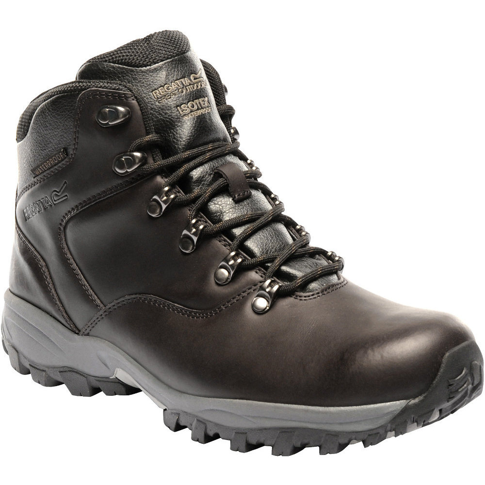 Regatta Mens Bainsford Waterproof Smooth Leather Walking Boots Uk Size 11 (eu 46)