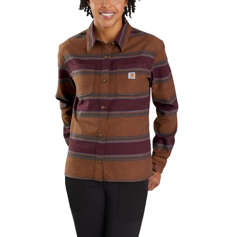 Carhartt Womens Rugged Flex Flannel Loose Fit Shirt L - Bust 38.5-40 (98-102cm)