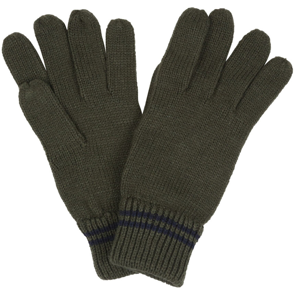 Regatta Mens Balton Iii Acrylic Ribbed Winter Gloves Large
