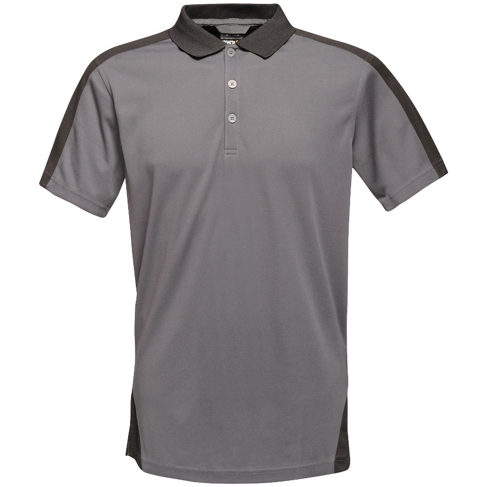 Regatta Mens Contrast Coolweave Quick Dry Work Polo Shirt L - Chest 41-42 (104-106.5cm)