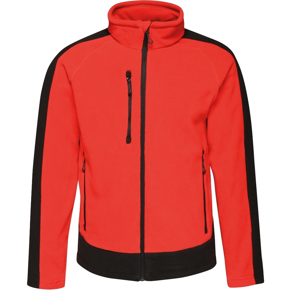 Regatta Mens Contrast Quick Dry Workwear Fleece Jacket 3xl - Chest 49-51 (124.5-129.5cm)