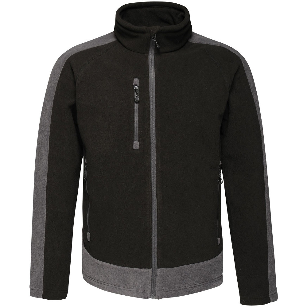 Regatta Mens Contrast Quick Dry Workwear Fleece Jacket Xxl - Chest 46-48 (117-122cm)