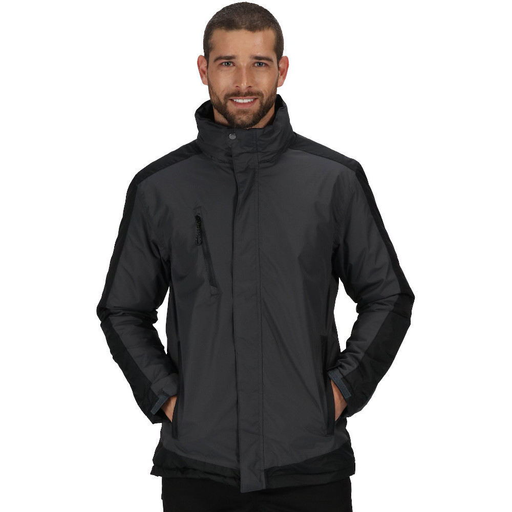 Regatta Mens Contrast Waterproof Insulated Workwear Jacket 3xl - Chest 49-51 (124.5-129.5cm)