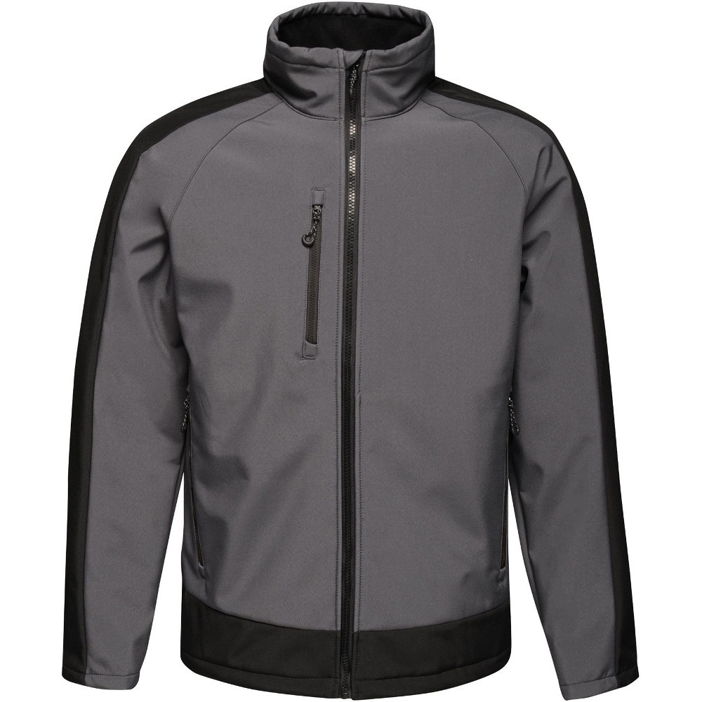 Regatta Mens Contrast Waterproof Softshell Workwear Jacket 3xl - Chest 49-51 (124.5-129.5cm)