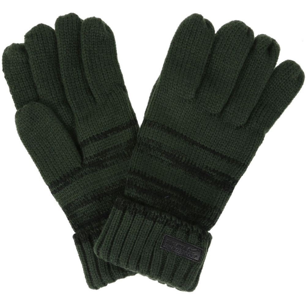 Regatta Mens Davion Marl Stripe Winter Walking Gloves Large/extra Large