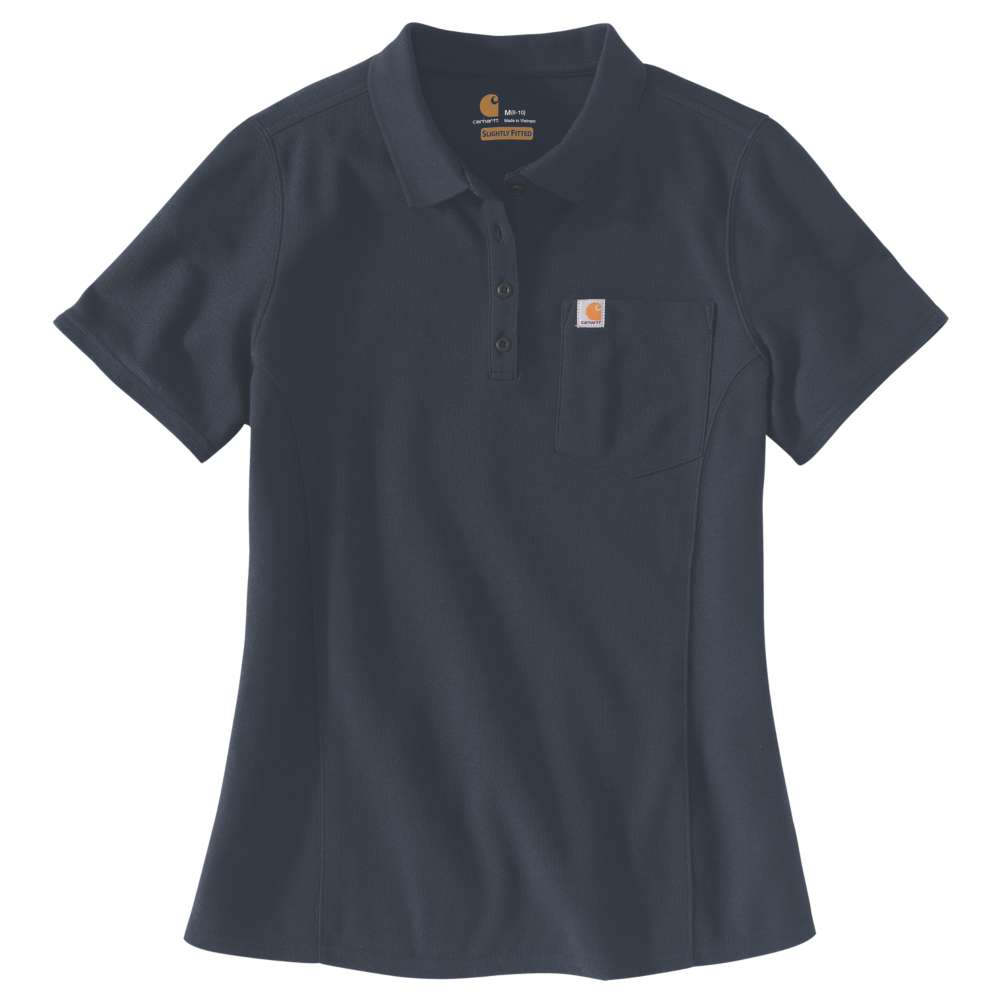 Carhartt Womens Short Sleeve Workwear Casual Polo Shirt L - Bust 38-40 (96.5-101.5cm)