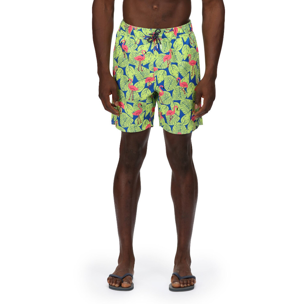 Regatta Mens Hamza Quick Drying Printed Swimming Shorts M- Waist 33-35 (84-89cm)