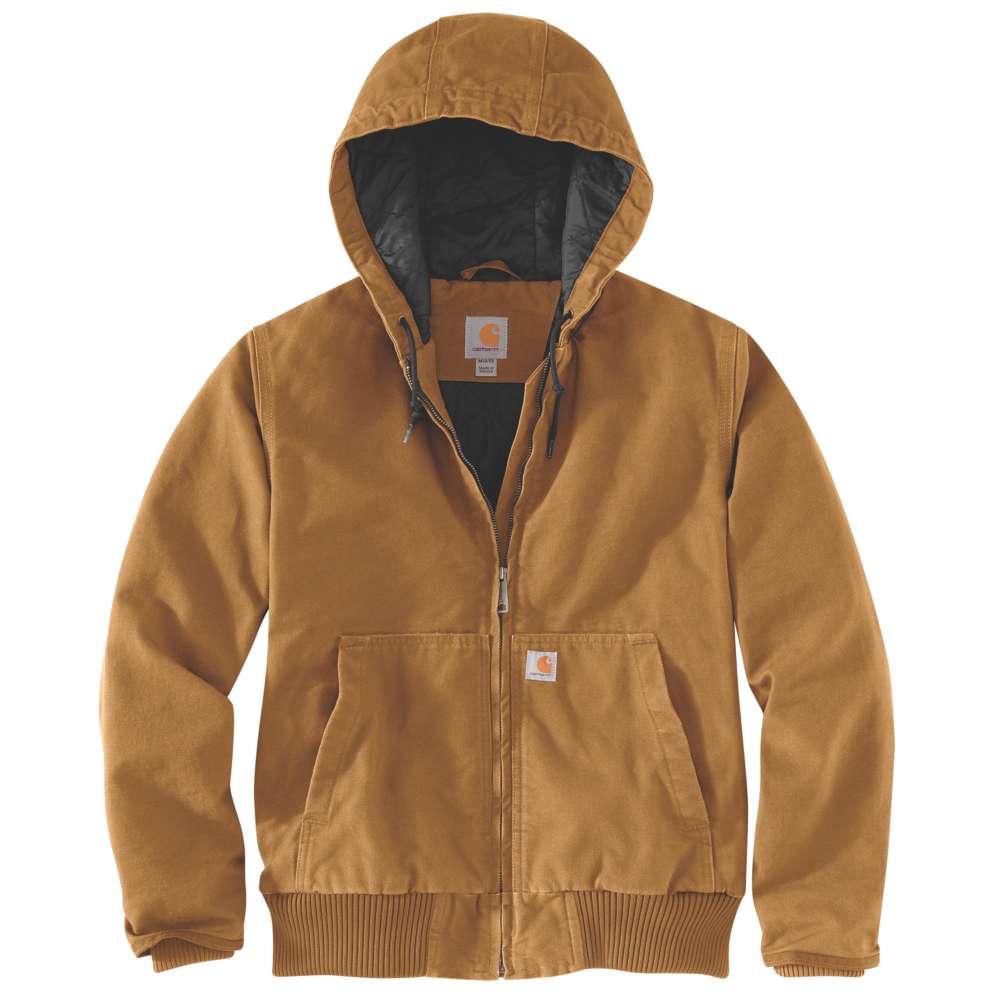 Carhartt Womens Washed Duck Hooded Active Work Jacket Coat M - Bust 36-38 (91.5-96.5cm)