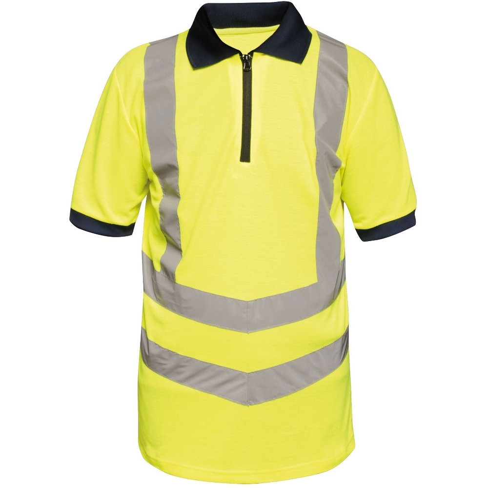 Regatta Mens Hi Vis Pro Quick Dry Wicking Work Polo Shirt Xl - Chest 43-44 (109-112cm)