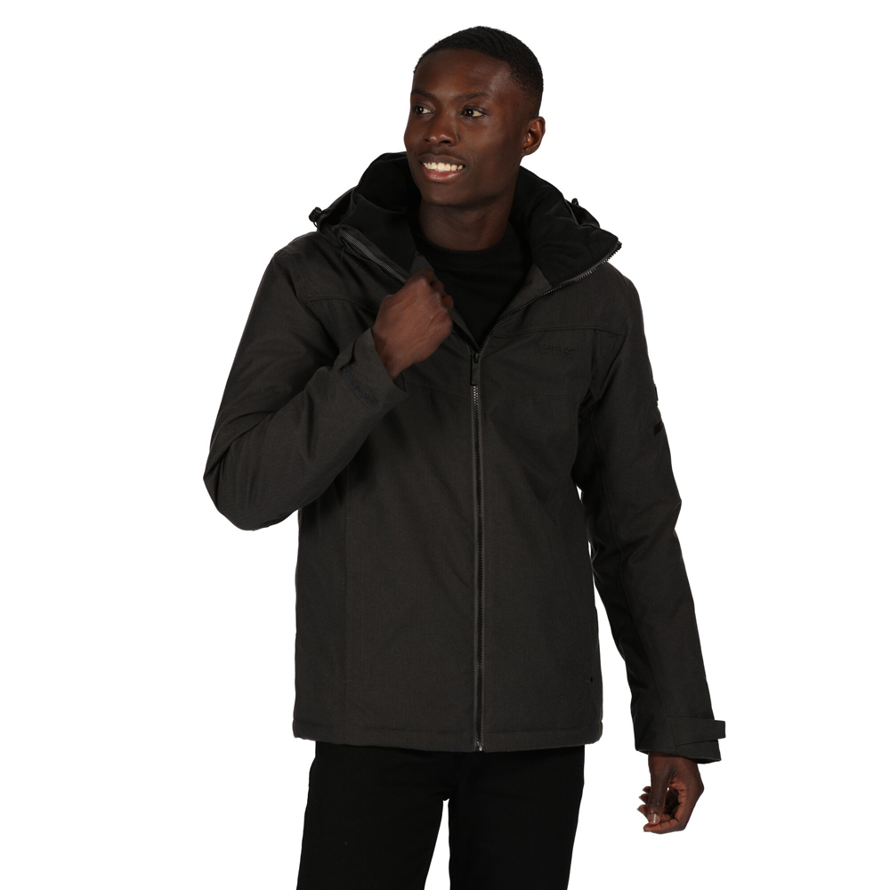 Regatta Mens Highside V Waterproof Insulated Hooded Jacket Xxl - Chest 46-48 (117-122cm)
