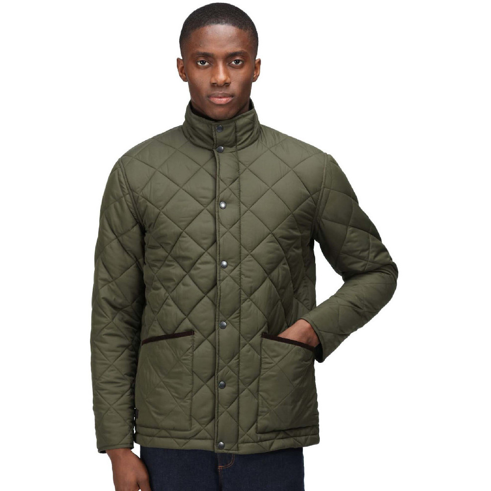 Regatta Mens Londyn Quilted Water Repellent Insulated Jacket 5xl - Chest 55-57 (140-145cm)