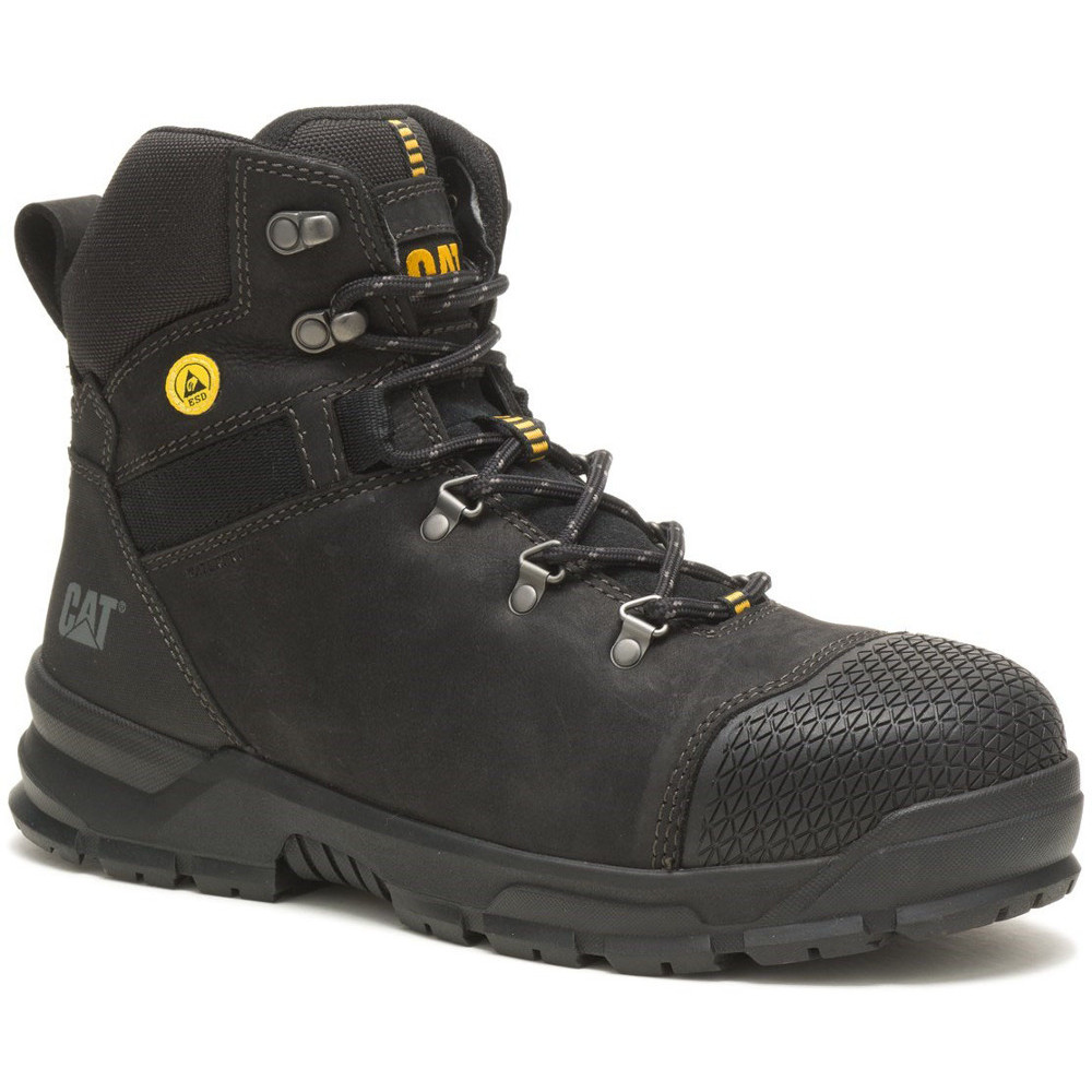Cat Workwear Mens Accomplice Hiker Leather Safety Boots Uk Size 8 (eu 42)