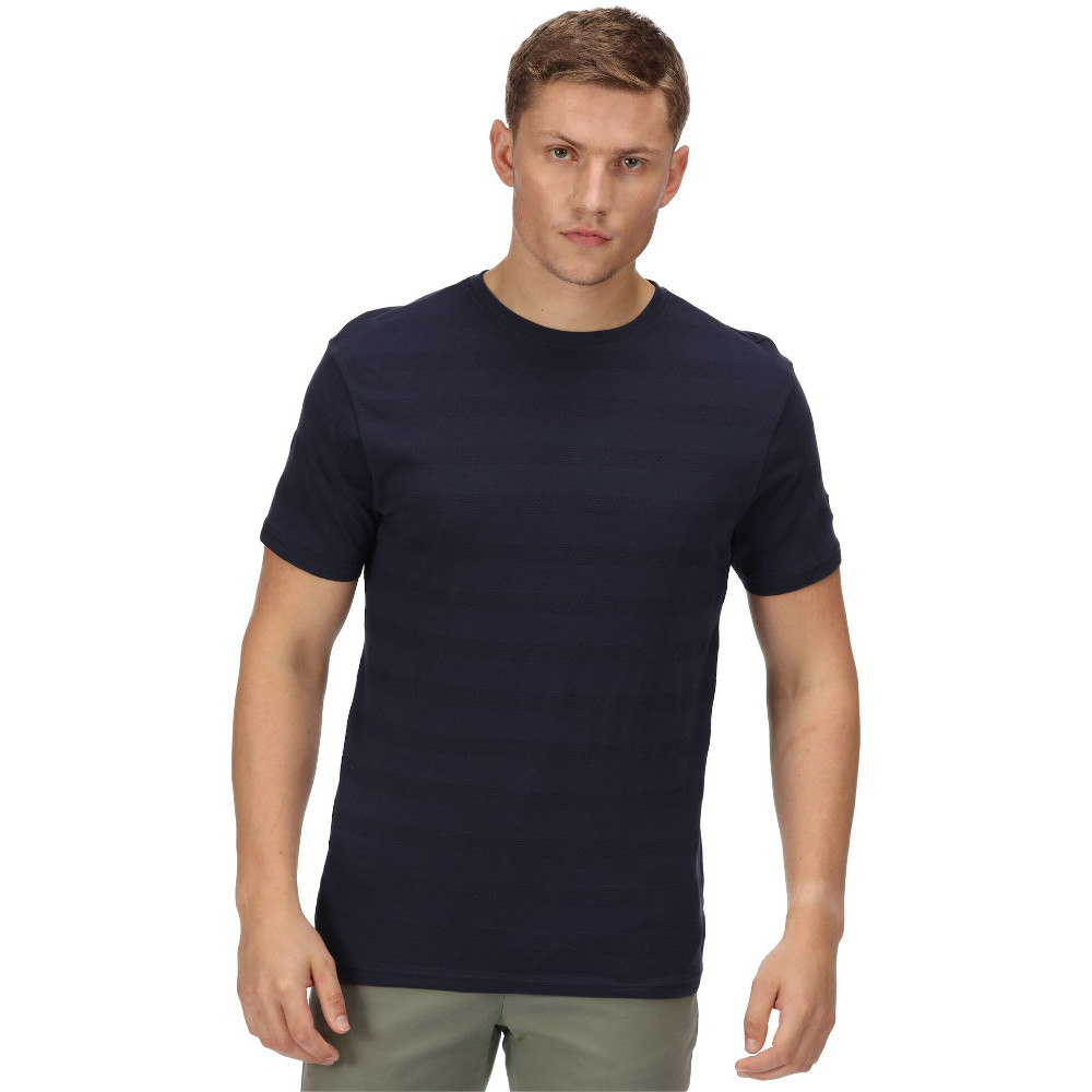 Regatta Mens Prestyn Cotton Crew Neck Short Sleeve T Shirt M- Chest 39-40 (99-101.5cm)