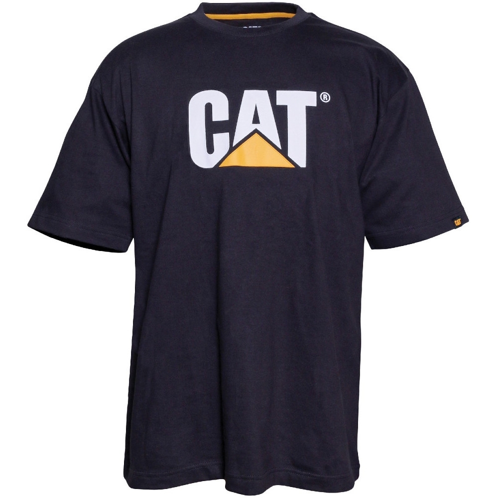 Cat Workwear Mens Classic Trademark Durable Shape Retaining T-shirt 3xl - Chest 54 - 57 (135 - 140cm)