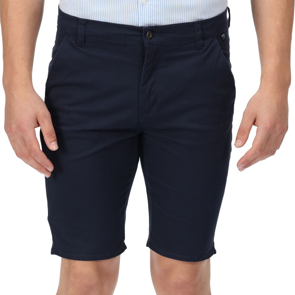 Regatta Mens Sandros Coolweave Cotton Reflective Shorts 32- Waist 32 (81cm)