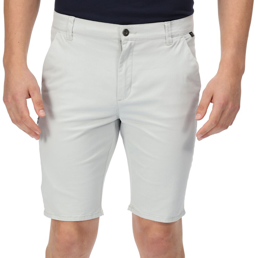 Regatta Mens Sandros Coolweave Cotton Reflective Shorts 33 - Waist 33 (84cm)