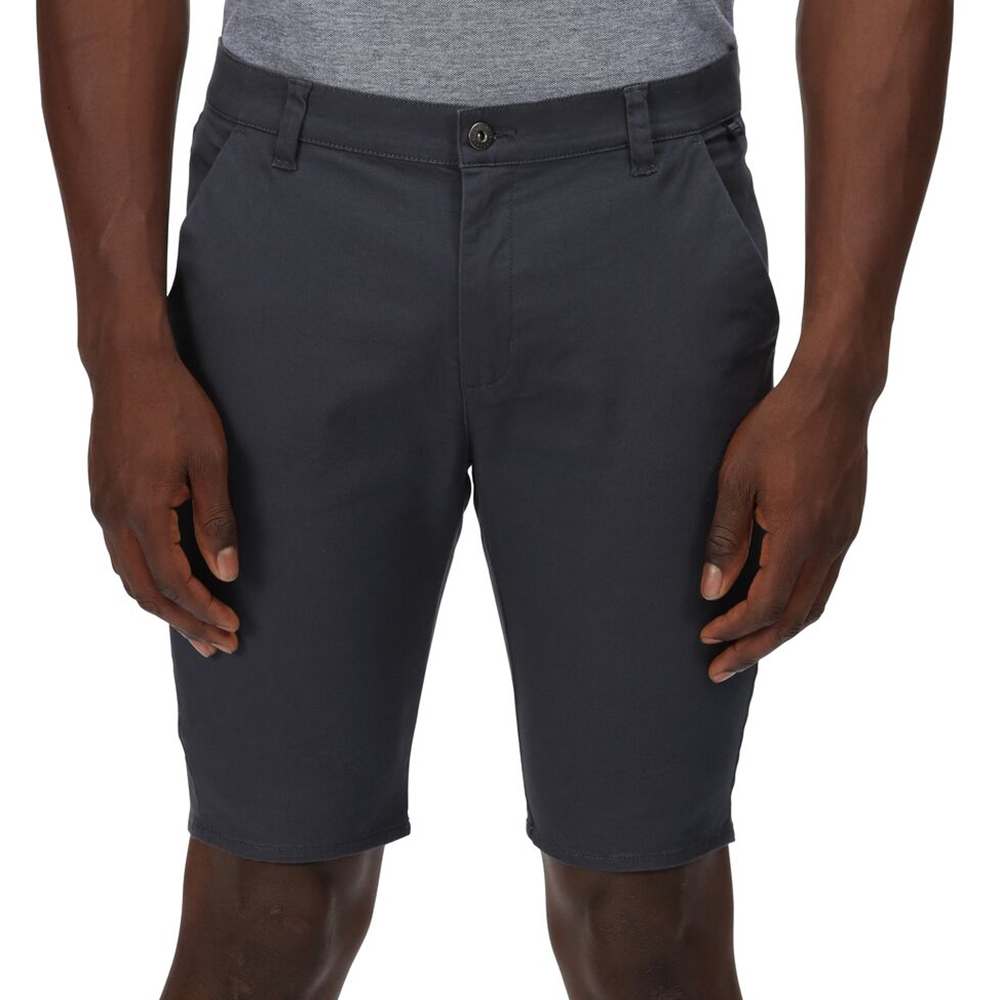 Regatta Mens Sandros Coolweave Cotton Reflective Shorts 38- Waist 38 (96.5cm)