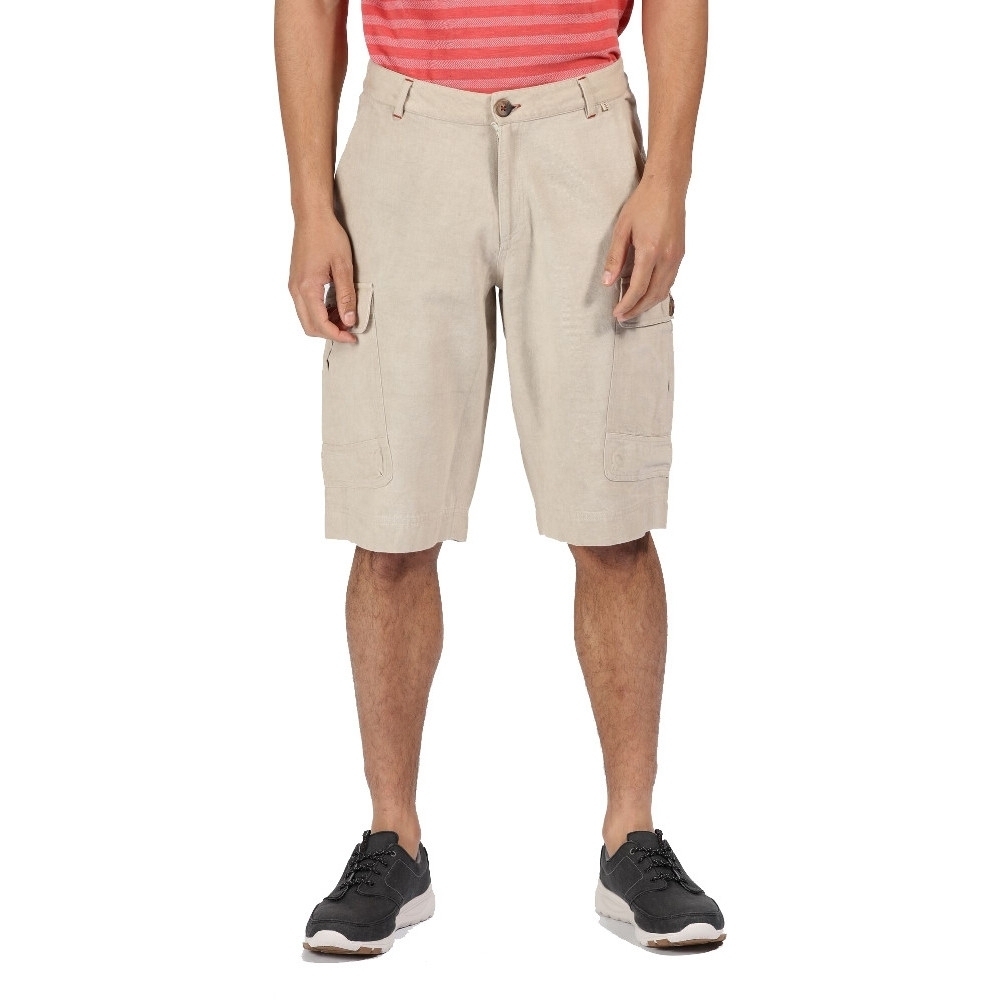 Regatta Mens Shore Coast Cotton Summer Walking Shorts 32 - Waist 32 (81cm)  Inside Leg 32