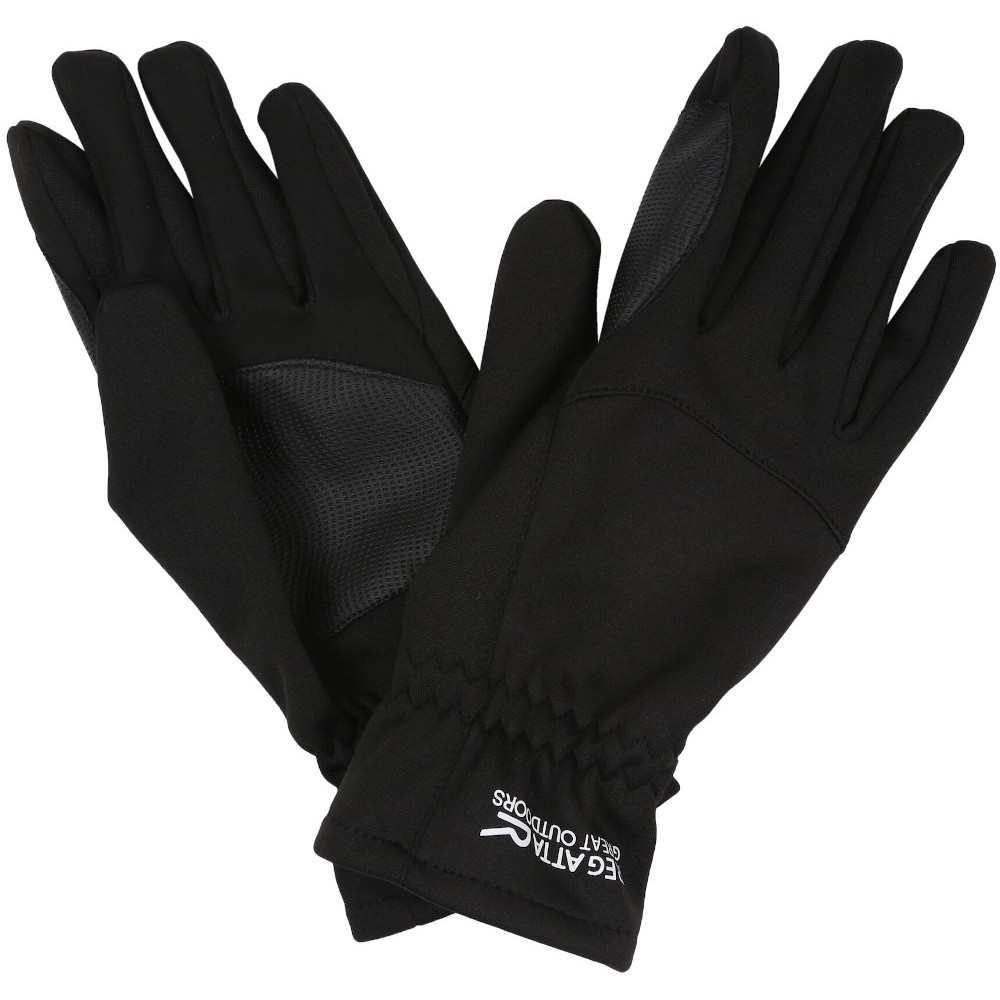 Regatta Mens Softshell Iii Microfleece Lined Gloves Extra Large