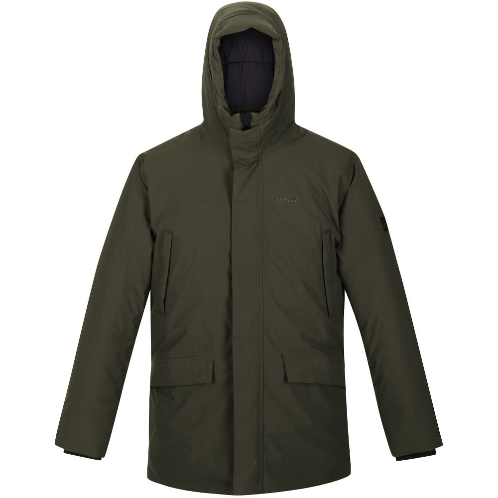 Regatta Mens Yewbank Hooded Waterproof Breathable Jacket S - Chest 37-38 (94-96.5cm)