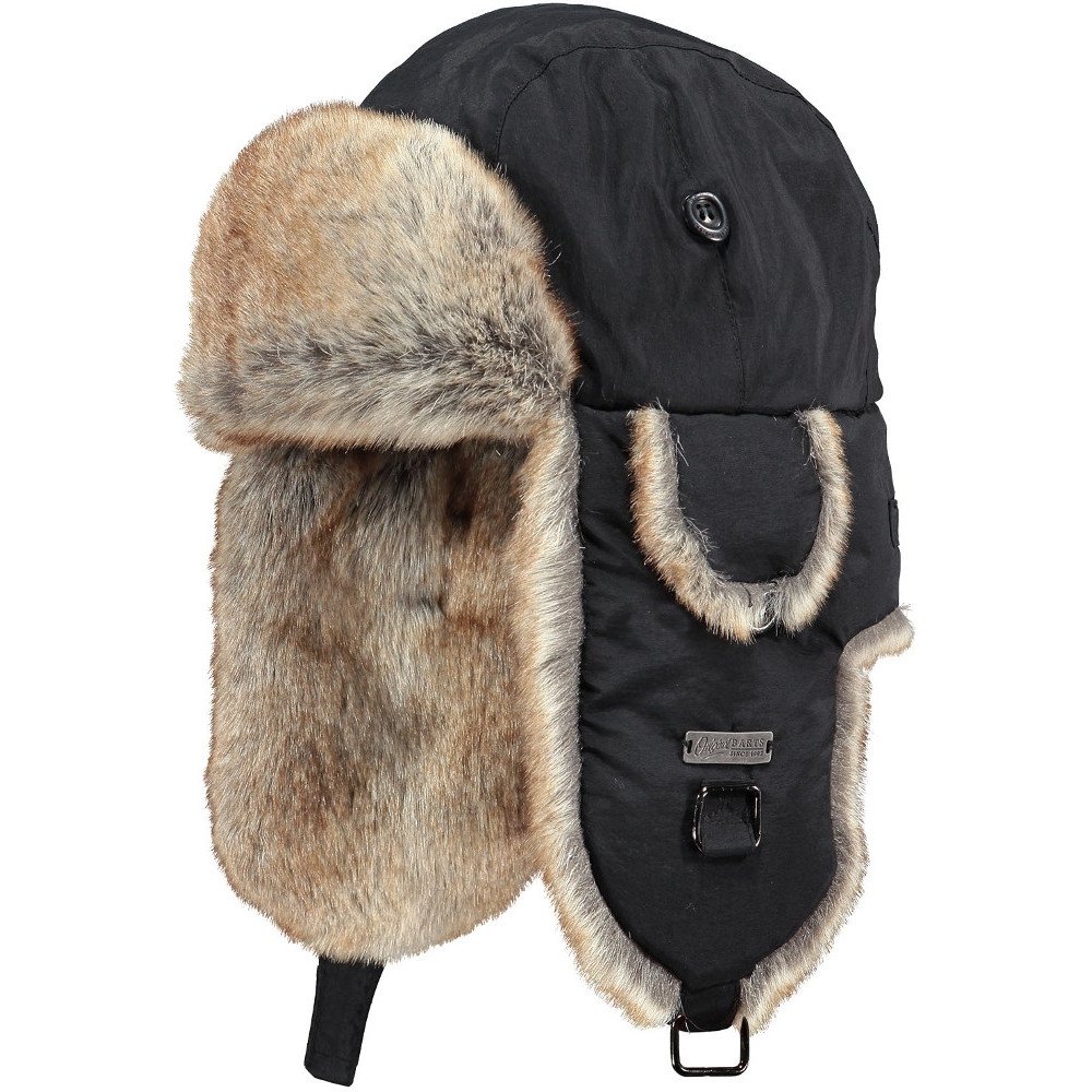 Barts Womens Kamikaze Silky Soft Faux Fur Lined Trapper Hat One Size