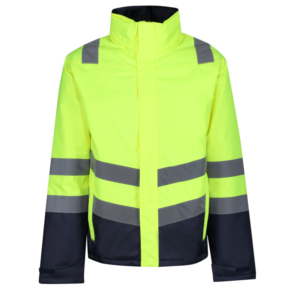 Regatta Professional Mens Hi Vis Reflective Insulated Jacket 3xl- Chest 50  (127cm)