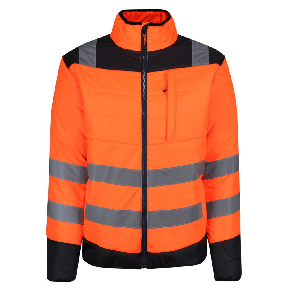 Regatta Professional Mens Hi Vis Reflective Thermal Jacket 3xl- Chest 50  (127cm)