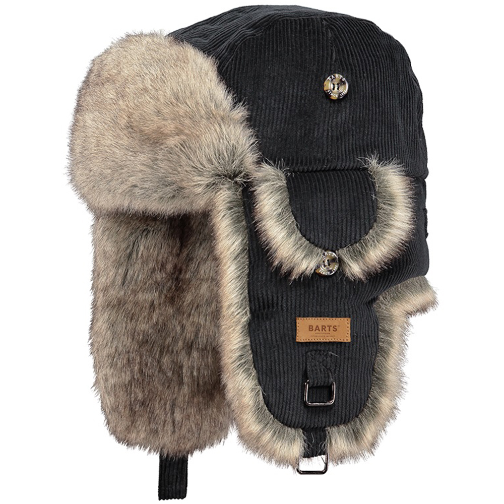 Barts Womens Rib Bomber Faux Fur Lined Trapper Hat One Size