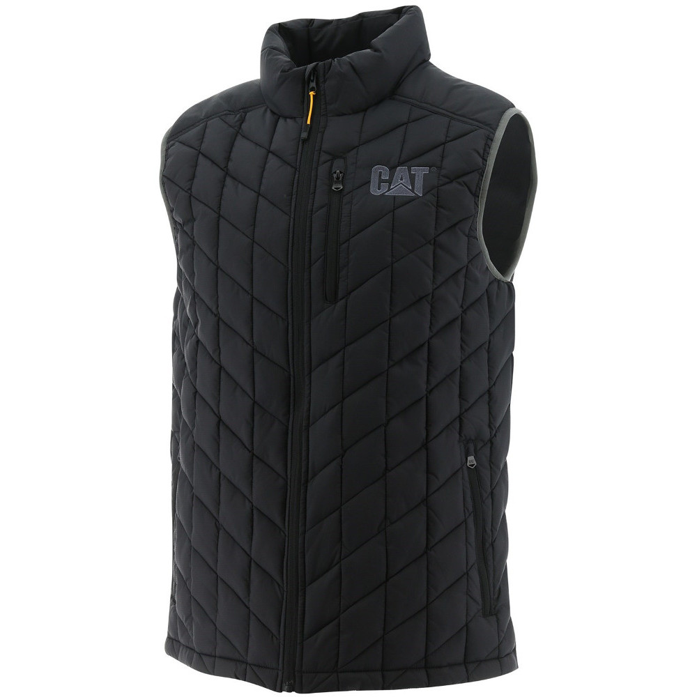 Cat Workwear Mens Insulated Quilted Bodywarmer Gilet Vest L - Chest 42 - 45 (107 - 114cm)