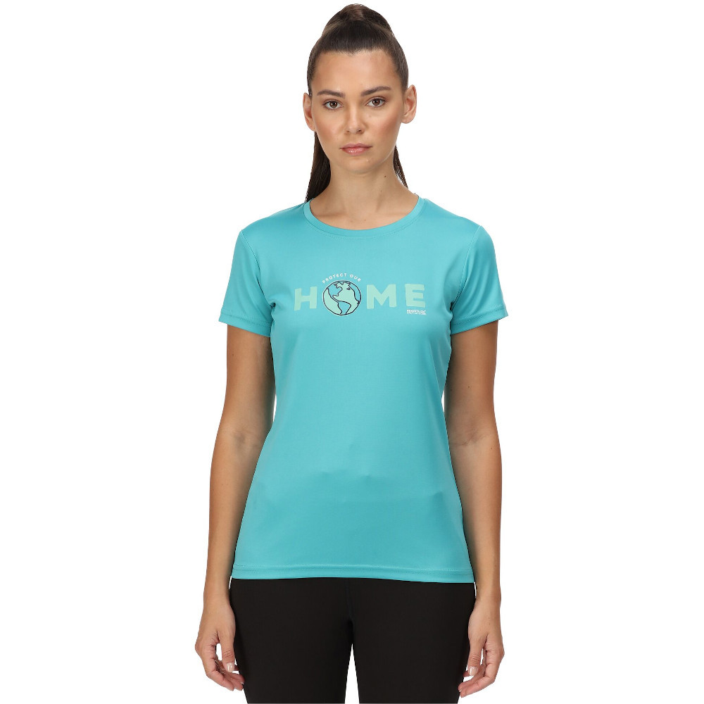 Regatta Womens Fingal Vi Quick Drying Short Sleeve T Shirt 10 - Bust 34 (86cm)
