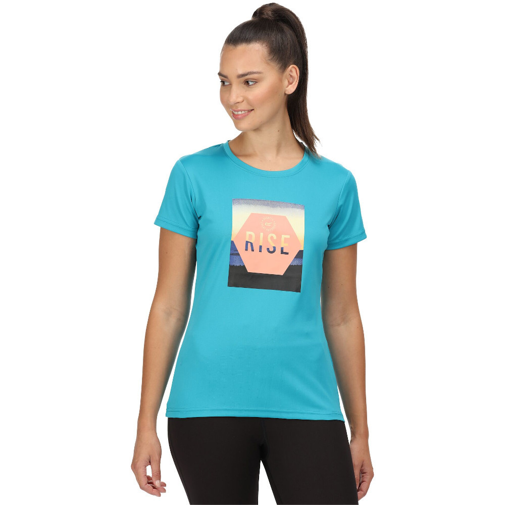 Regatta Womens Fingal Vi Quick Drying Short Sleeve T Shirt 22- Bust 48 (122cm)