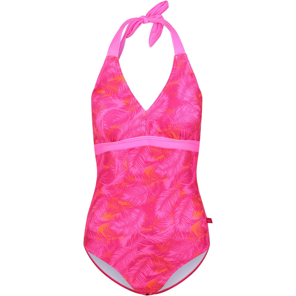 Regatta Womens Flavia Quick Dry Halter Neck Swimming Costume 10 - Bust 34 (86cm)