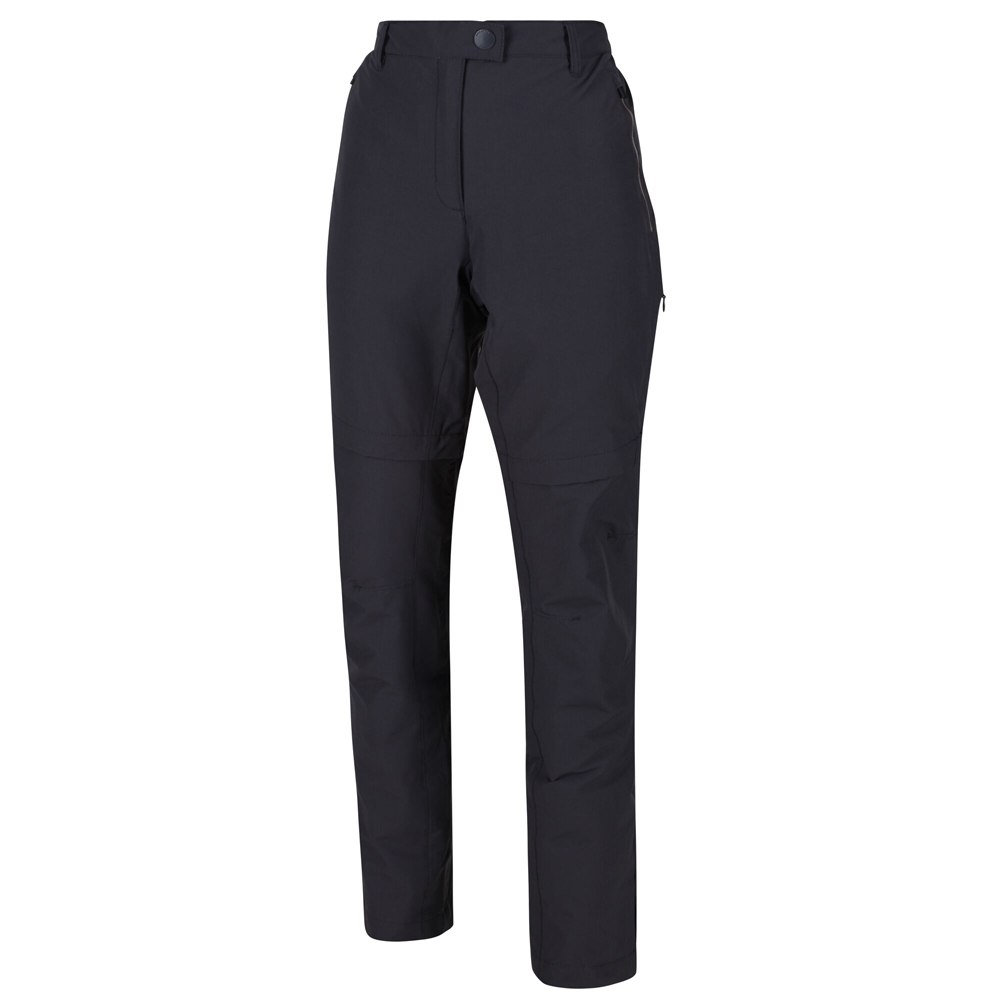 Regatta Womens Highton Zip Off Durable Walking Trousers 12 - Waist 29 (74cm)  Inside Leg 31