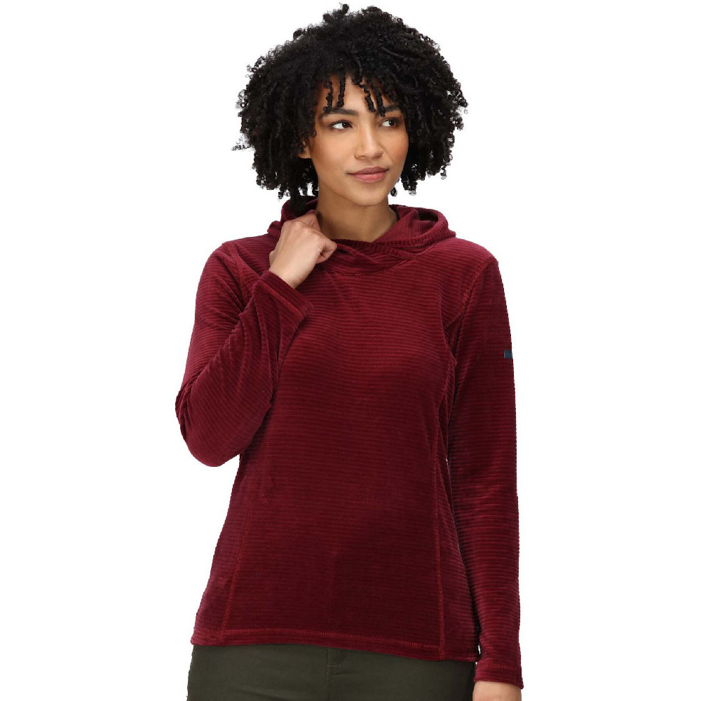 Regatta Womens Kyrielle Rib Jersey Fleece Sweater Hoodie 8 - Bust 32 (81cm)
