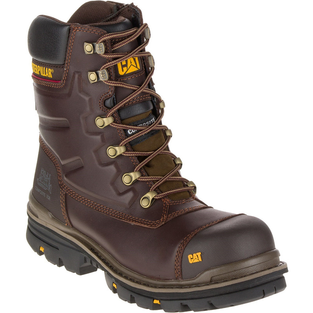 Cat Workwear Mens Premier Lace Up Safety Work Boots Uk Size 10 (eu 44)