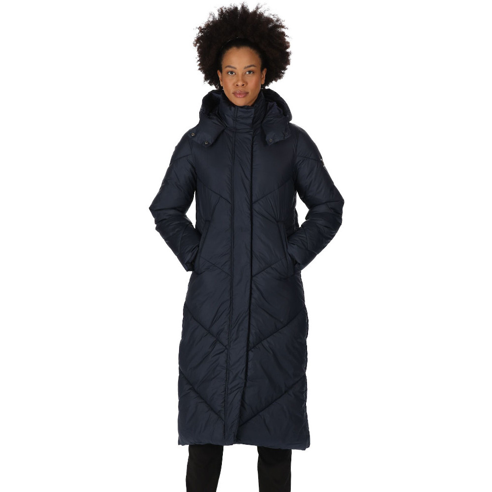 Regatta Womens Longley Long Length Padded Insulated Coat 12 - Bust 36 (92cm)