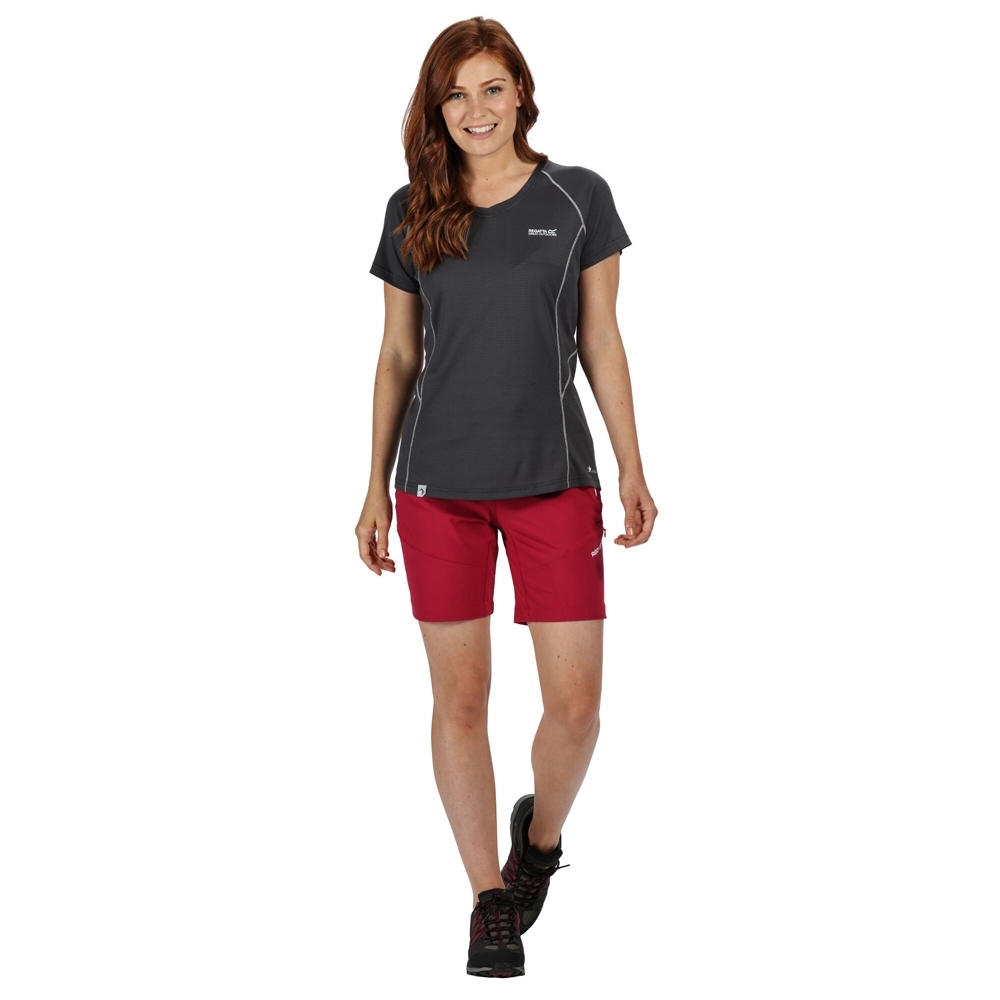 Regatta Womens Mountain Active Stretch Durable Summer Shorts 10 - Waist 27 (68cm)