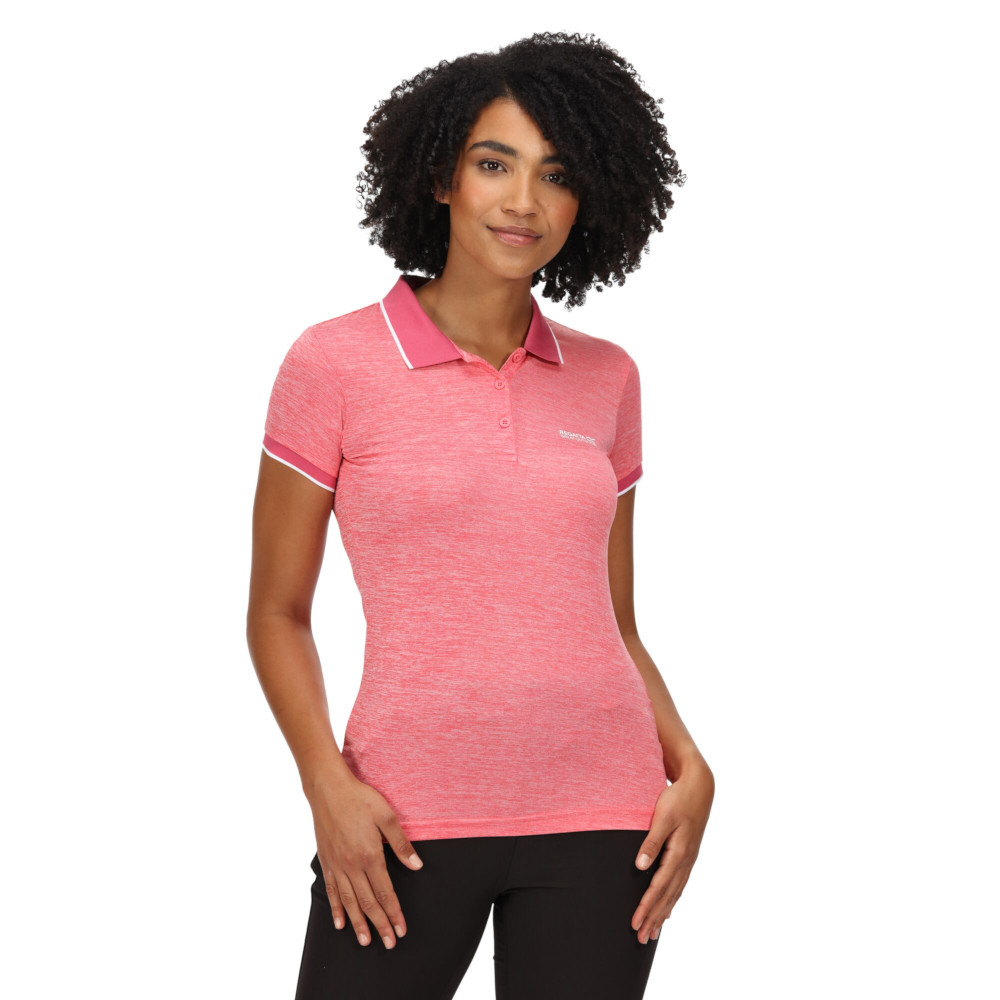 Regatta Womens Remex Ii Quick Dry Wicking Active Polo Shirt 10 - Bust 34 (86cm)